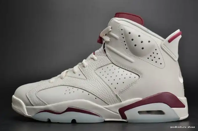 Jordan 384664-116 white Air 6 Maroon Retro 0529